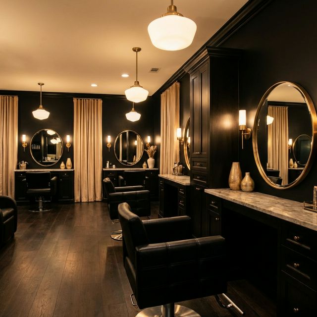 Interior del salón Maison Dorée